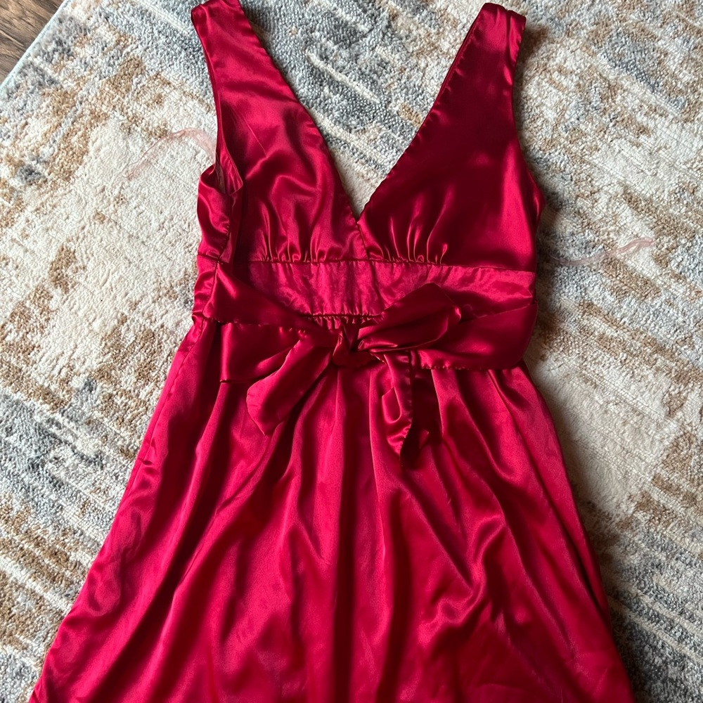 Red dress